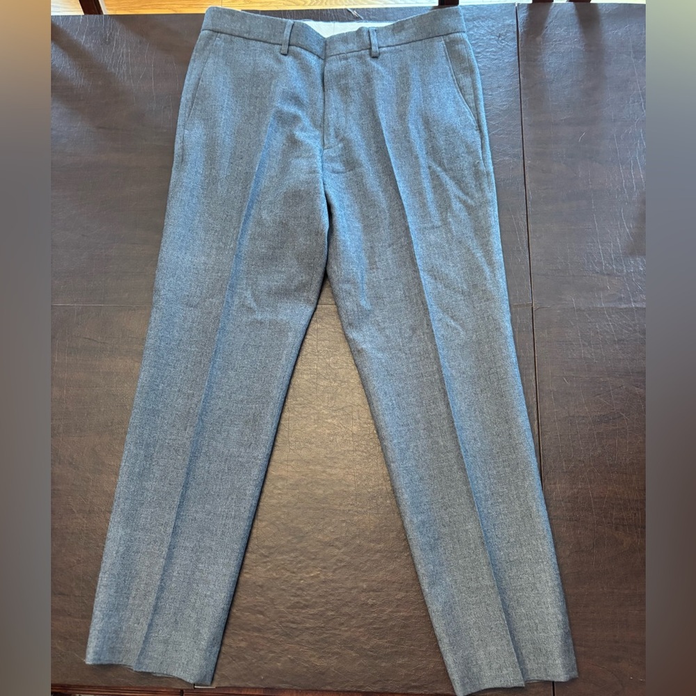 J. Crew Bowery Gray wool Trousers